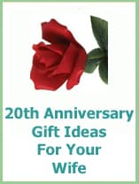 best 20th anniversary gifts for wife