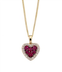 ruby and diamond necklace link