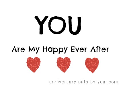 love quote - you are my happily ever after